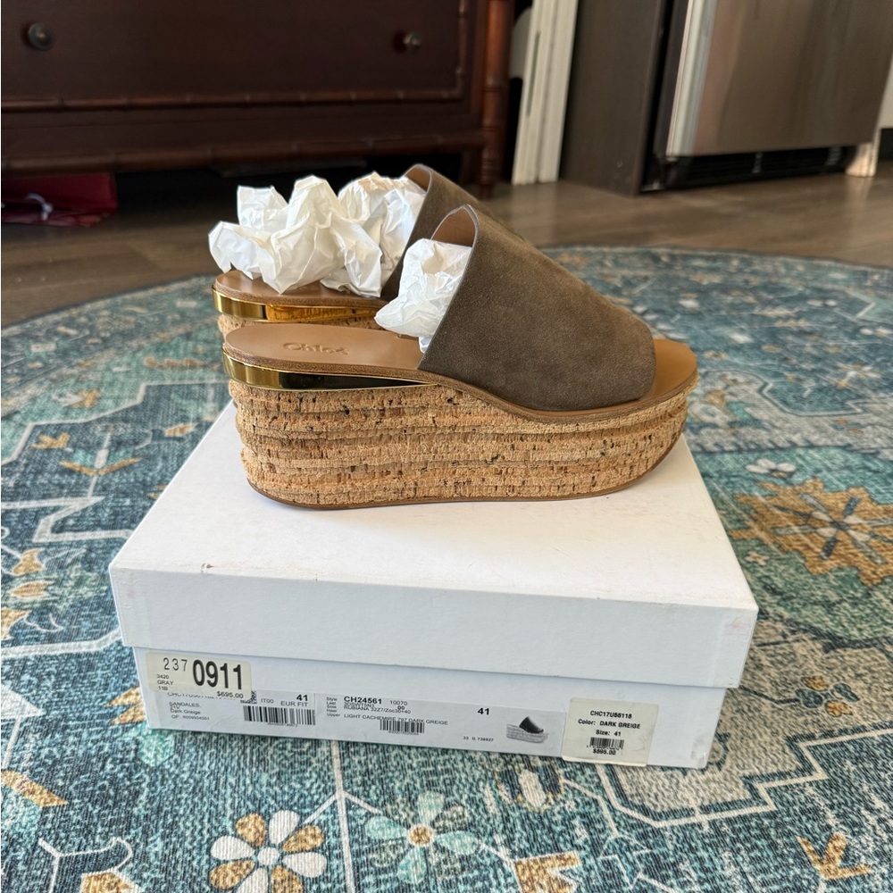 Chloé Camille Suede Sandals size 41